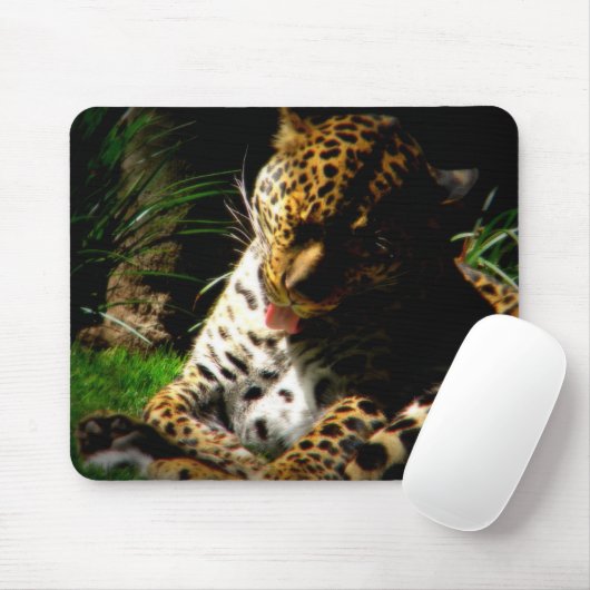 Badeleopard Mousepad (Mit Mouse)