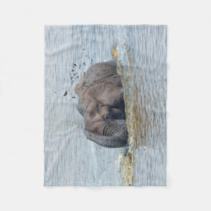 Badelephant Fleecedecke