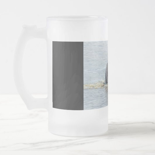 Badelephant Mattglas Bierglas (Links)