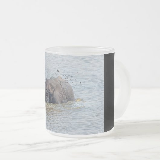 Badelephant Mattglastasse (VorderseiteRechts)