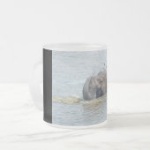 Badelephant Mattglastasse (Vorderseite Links)