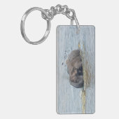 Badelephant Schlüsselanhänger (Vorderseite links)