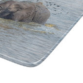 Badelephant Schneidebrett (Ecke)