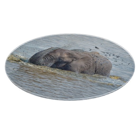 Badelephant Schneidebrett (Ecke)