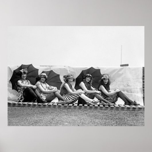 Bademädchen aus Lansburg: 1922 Poster (Vorne)