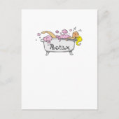 Bademädchen Postkarte (Vorderseite)