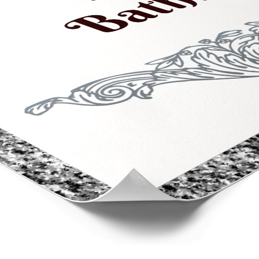 Bademäntel Poster (Ecke)