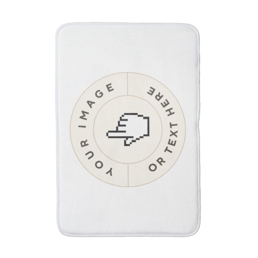 Badematte - Benutzerdefiniert (Bild/Text hinzufüge (Vorderseite Vertikal)