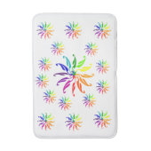 Badematte - Farbräder (Vorderseite Vertikal)