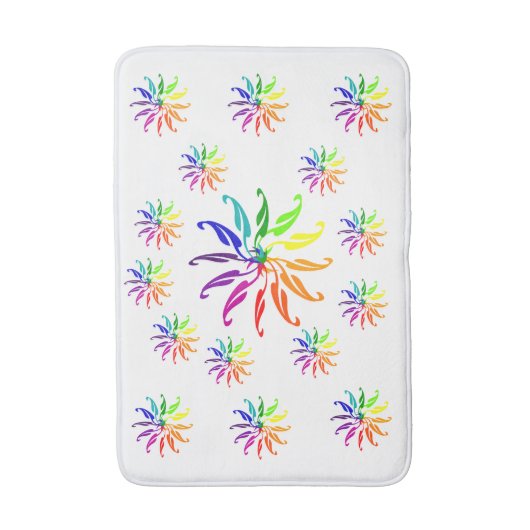 Badematte - Farbräder (Vorderseite Vertikal)