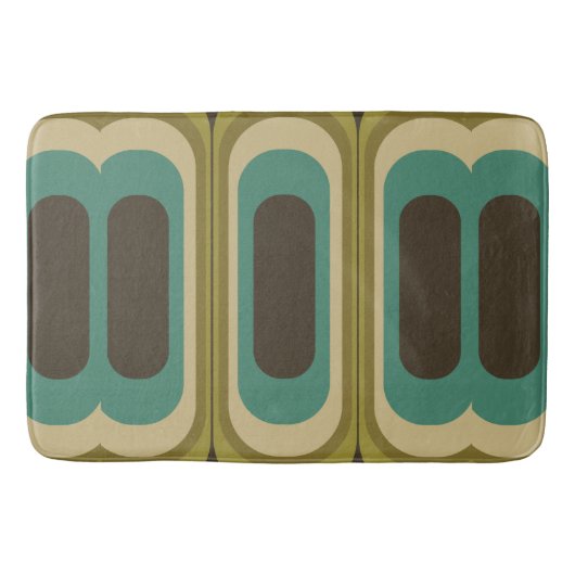 Badematte ganz im Retro-Look - Teppich (Vorderseite)