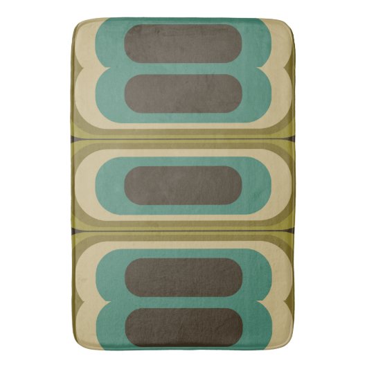 Badematte ganz im Retro-Look - Teppich (Vorderseite Vertikal)