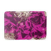 Badematte Lila Rose Wasserfarbe (Vorderseite)