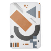 Badematte mit geometrischer Kunst (Vorderseite Vertikal)