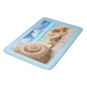 Badematte/Muscheln Badematte (Schrägansicht)