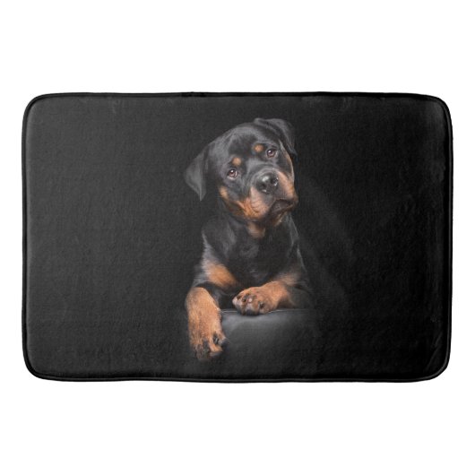 Badematte Rottweiler (Vorderseite)