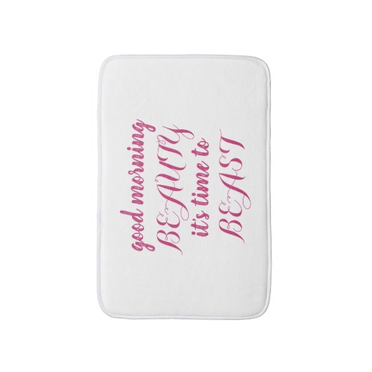 Badematte - Schönheits-Tier (Vorderseite Vertikal)