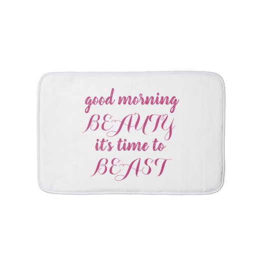 Badematte - Schönheits-Tier (Vorderseite)