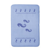 Badematte - Seepferde (Vorderseite Vertikal)