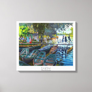 Bademeister im La Grenouillere Claude Monet Leinwanddruck