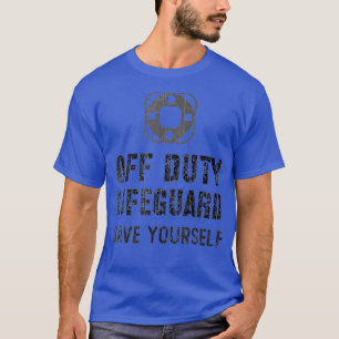 Bademeister Schwimmbadwächter ab Rettetest T-Shirt