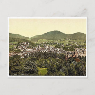 Baden-Baden, Baden, Deutschland seltene Photochrom Postkarte
