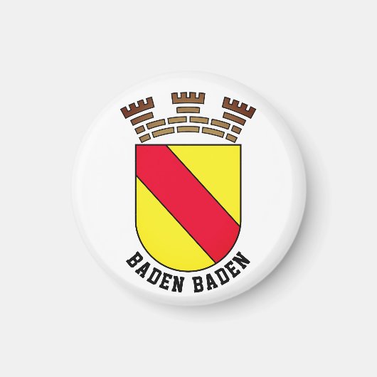 Baden Baden coat of arms - GERMANY Magnet (Vorne)