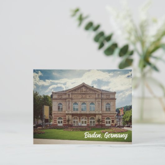 Baden-Baden Postkarte (Stehend Vorderseite)
