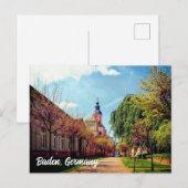 Baden-Baden Postkarte (Vorne/Hinten)