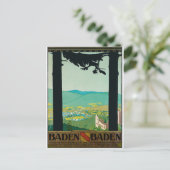 Baden-Baden, Stadt und Umgebung, Deutschland Postkarte (Stehend Vorderseite)