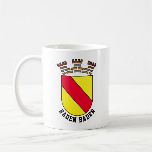 Baden-Baden-Wappen - DEUTSCHLAND Kaffeetasse (Links)