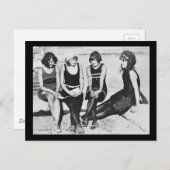 Baden Beauty Pals auf einem Pier Postkarte (Vorne/Hinten)