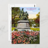 Baden bei Wien, Lanner-Strauß-Denkmal Postkarte (Vorne/Hinten)