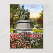 Baden bei Wien, Lanner-Strauß-Denkmal Postkarte (Vorderseite)