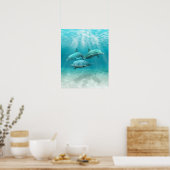 Baden-Delphine Poster (Küche)