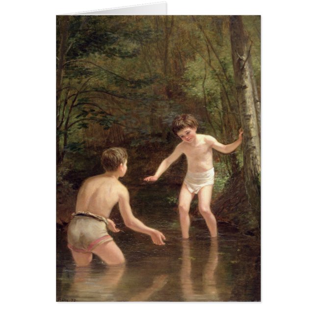 Baden der Jungen, 1873 (Vorne)