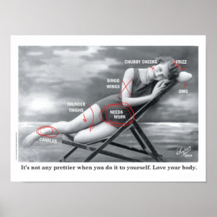 Baden des Schönheits-Plakats Poster