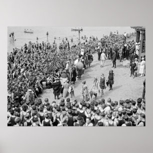 Baden des Schönheits-Wettbewerbs, Zwanzigerjahre Poster