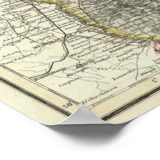 Baden, Deutschland Poster (Ecke)