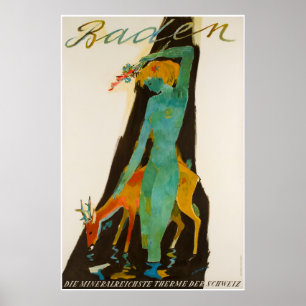 Baden, die mineralreichste Therme der Schweiz, Poster