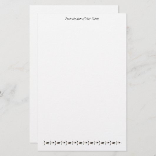 Baden-Gänse-Geschichten Briefpapier (Vorne/Hinten)