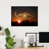 Baden im Abend Poster (Heimbüro)