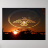 Baden im Abend Poster (Vorne)