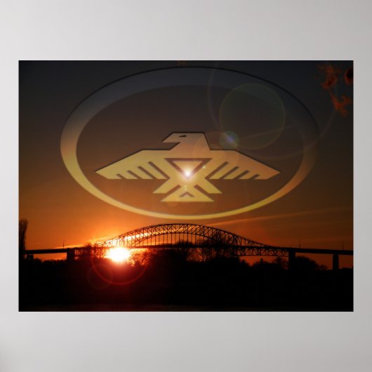 Baden im Abend Poster (Vorne)