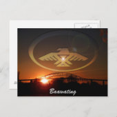 Baden im Abend Postkarte (Vorne/Hinten)