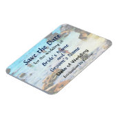 Baden im Ocean St. George Save the Date Magnet (Linke Seite)