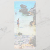 Baden im Ocean St. George Wedding Menü Menükarte (Rückseite)