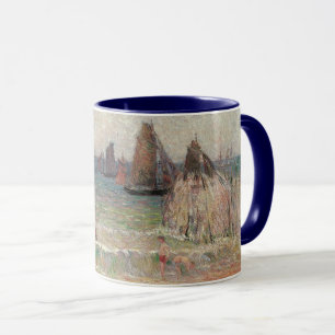 Baden in Dieppe von Paul Gauguin, Vintage Fine Art Tasse