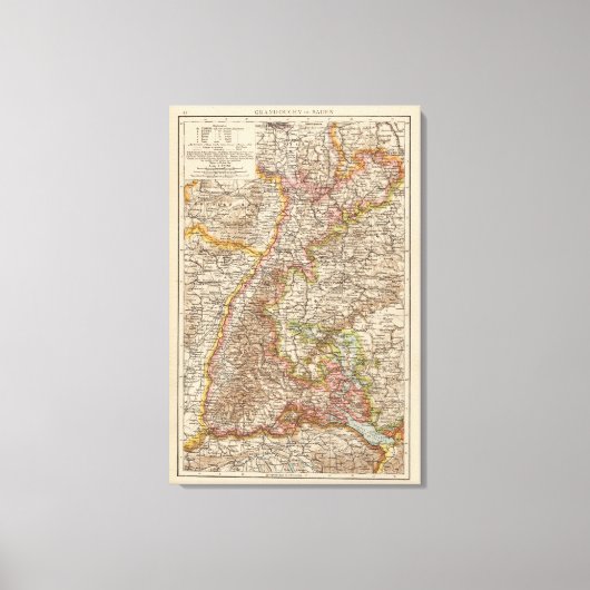 Baden Leinwanddruck (Vorderseite)