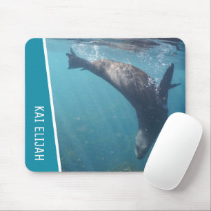 Baden mit einem Siegel unter Wasser Australien Mousepad